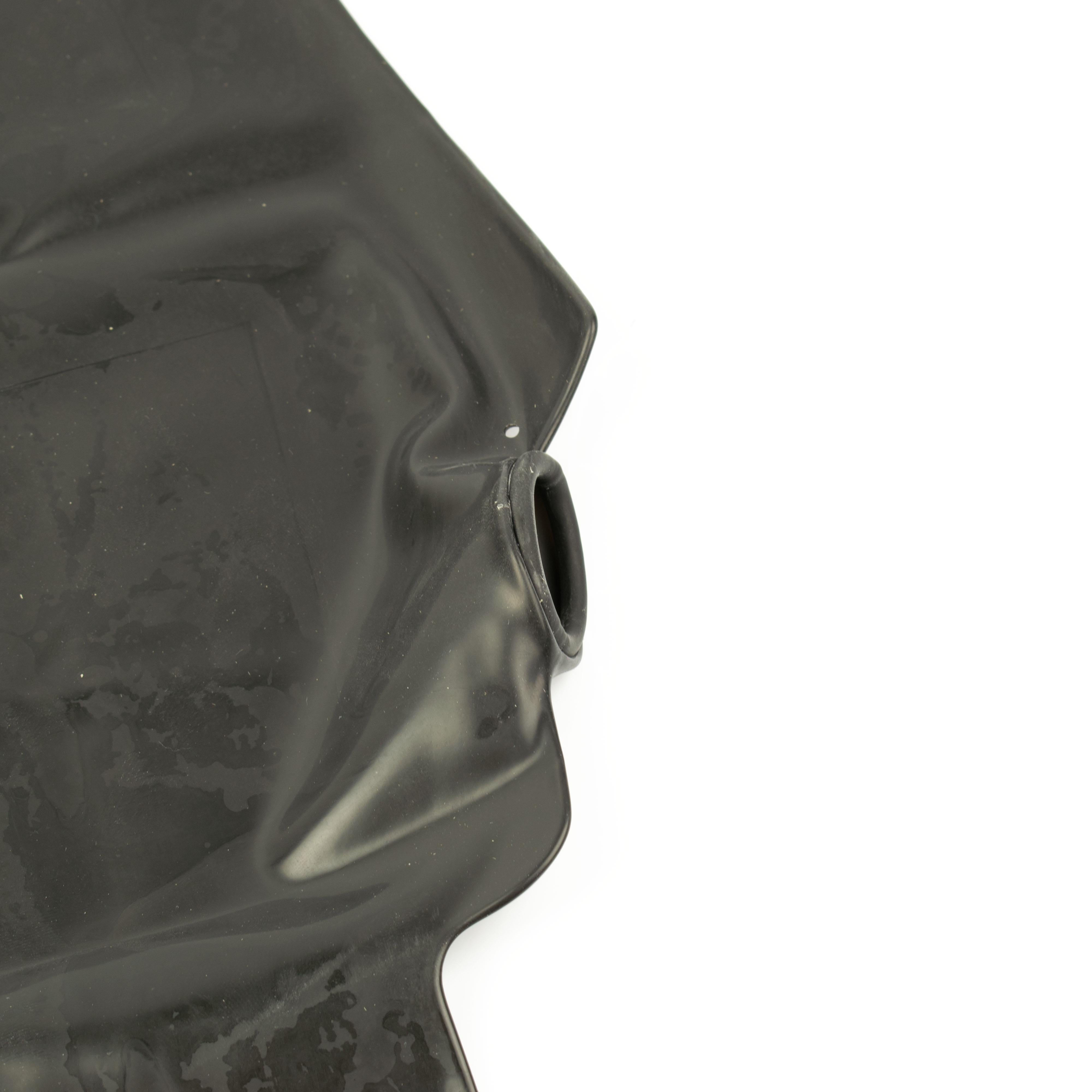 Rubberfashion Latex Maske - Latexmaske Haube mit Öffnungen für Nase und Mund Ring für Damen und Herren
